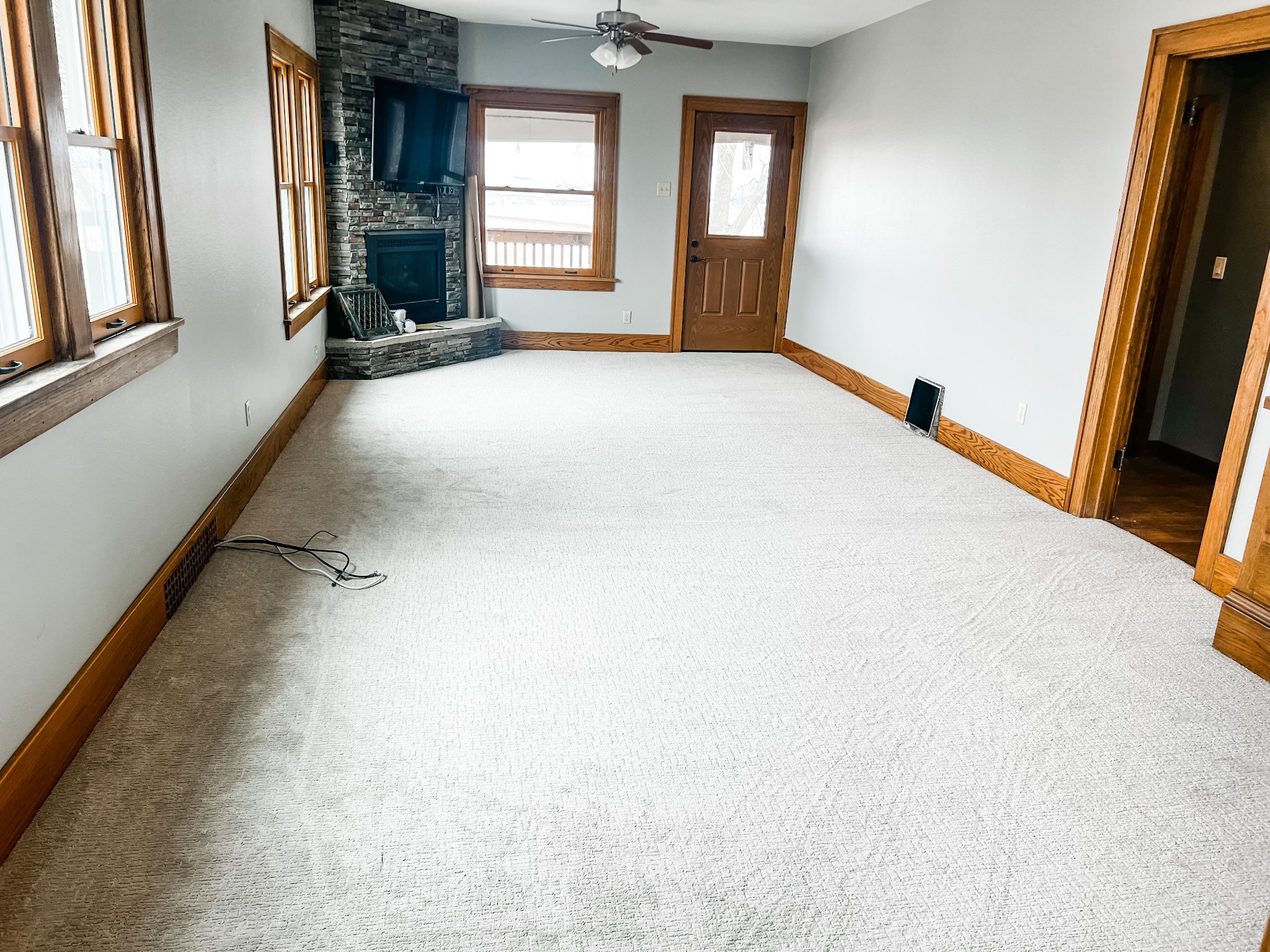 Carpet close-up — texture and color detail